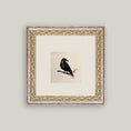 Load image into Gallery viewer, Crow Framed Antique Art