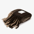 Load image into Gallery viewer, The Reykjavik Throw - Dark Earth Brown
