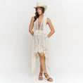 Load image into Gallery viewer, Longline Crochet Vest