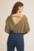 Load image into Gallery viewer, Criss-Cross Olive Bodysuit