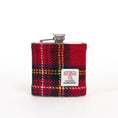 Load image into Gallery viewer, 6oz Harris Tweed Hip Flask