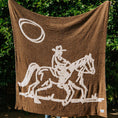 Load image into Gallery viewer, Drifter Plush Throw - Leather Brown