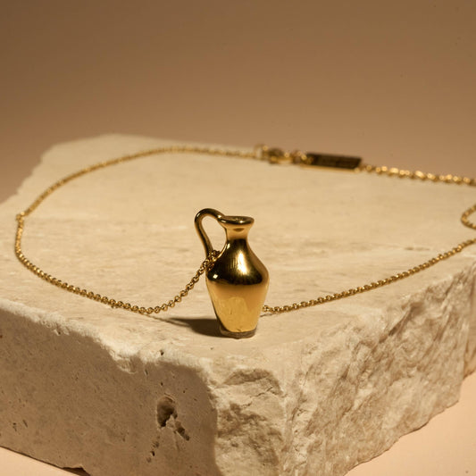 Pitcher This Necklace - 18K Gold Plated