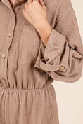 Load image into Gallery viewer, Jacquard Textured Romper