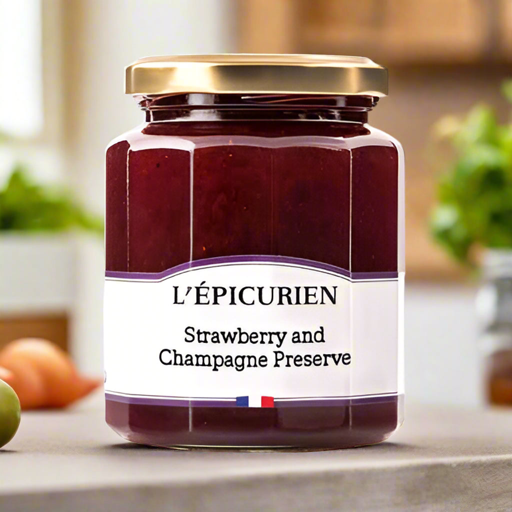 L'Epicurien Champagne & Strawberry Jam - 11.3oz