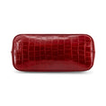 Load image into Gallery viewer, Celeste Faux Croc Clutch in Wine