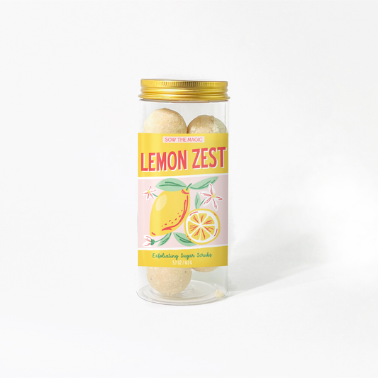 Lemon Zest Exfoliating Sugar Scrubs