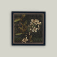 Load image into Gallery viewer, Dark Apple Blossoms Framed Antique Art