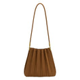 Load image into Gallery viewer, Carrie Camel Vegan Suede Shoulder Bag
