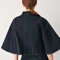 Load image into Gallery viewer, Denim Capelet Top