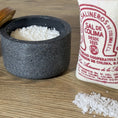 Load image into Gallery viewer, Concrete Salt Cellar with Wooden Lid