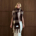 Load image into Gallery viewer, The Reykjavik Scarf - 100% Recycled - Brown Check - FW25