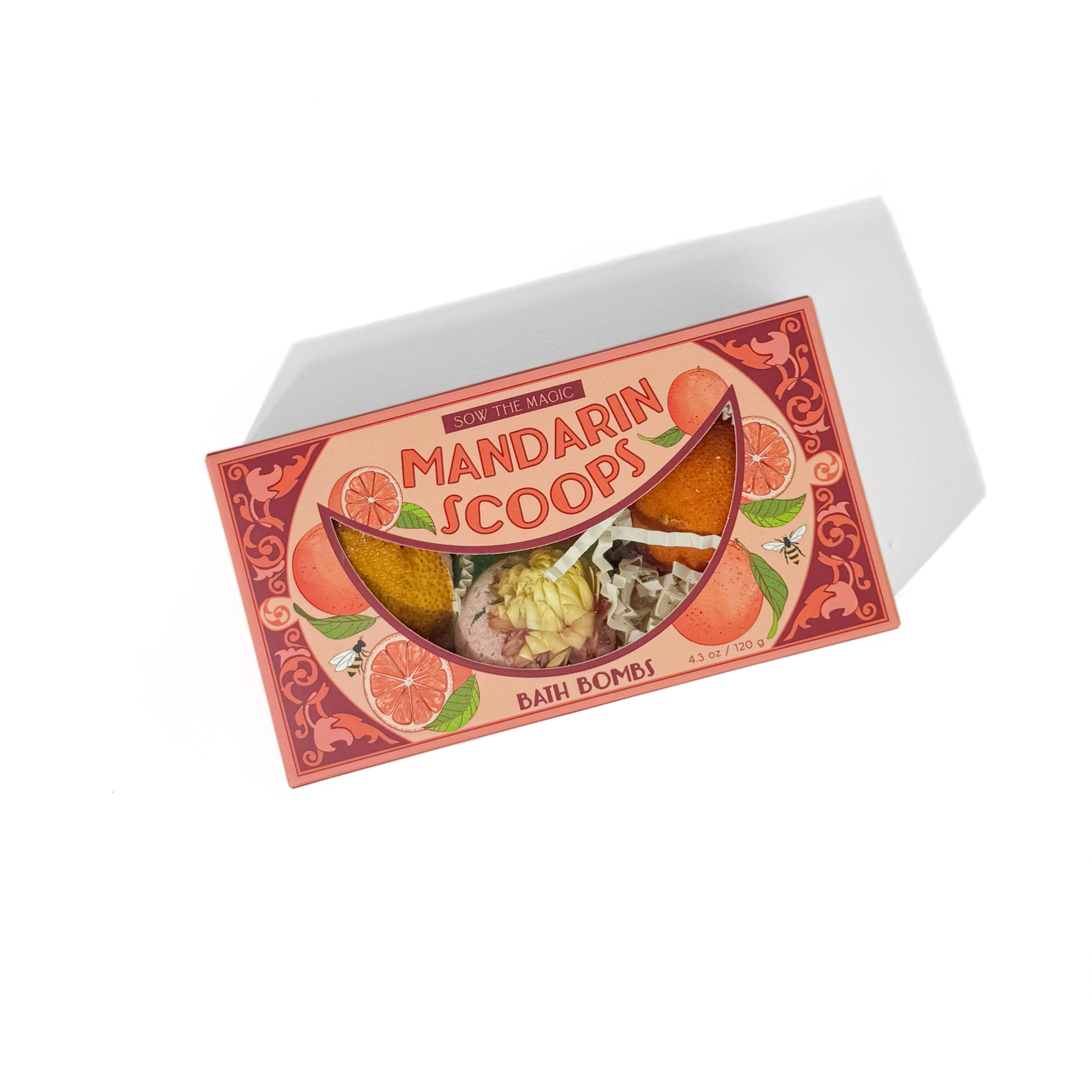 Mandarin Scoops Bath Bomb Gift Set