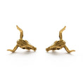 Load image into Gallery viewer, Longhorn Steer Skull Stud Earrings