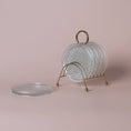 Load image into Gallery viewer, Glass Coasters Metal Caddy Set