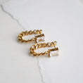 Load image into Gallery viewer, Nova CZ Chain Drop Earrings