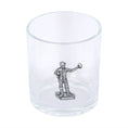Load image into Gallery viewer, Standing Jockey Pewter Rocks Glass