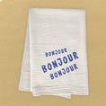 Load image into Gallery viewer, Bonjour Trois - Cotton Tea Towel