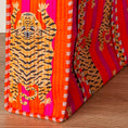 Load image into Gallery viewer, Quilted Feline Tote in Red