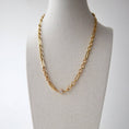 Load image into Gallery viewer, Solenne Chain Necklace | CZ Bezel Necklace