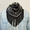Load image into Gallery viewer, Fringe Bandana by Velvet Outlaw