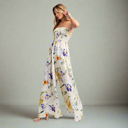 Wide Leg Orchid Jumpsuit