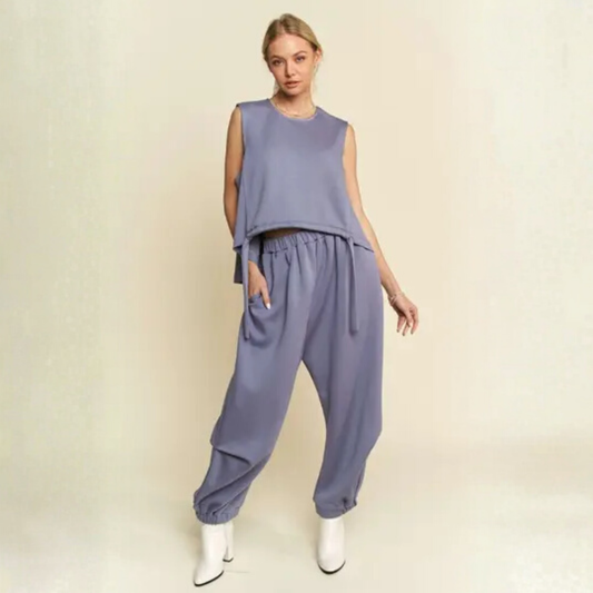 Cleo Cozy Lounge Set - Blue