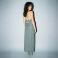 Load image into Gallery viewer, Striped Halter & Ruched Maxi Skirt Set