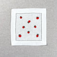 Load image into Gallery viewer, Tomato Embroidered Cocktail Napkin Set