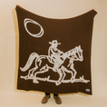 Load image into Gallery viewer, Drifter Plush Throw - Leather Brown