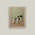 Load image into Gallery viewer, Two Fox Terriers Framed Antique Art