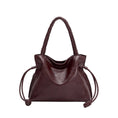 Load image into Gallery viewer, Moira Burgundy Vegan Leather Top Handle Bag Pre-Order 10/15
