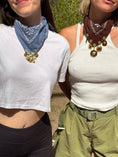Load image into Gallery viewer, The Talisman Blue Bandana Necklace