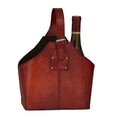 Load image into Gallery viewer, Red Leather Wine Holder