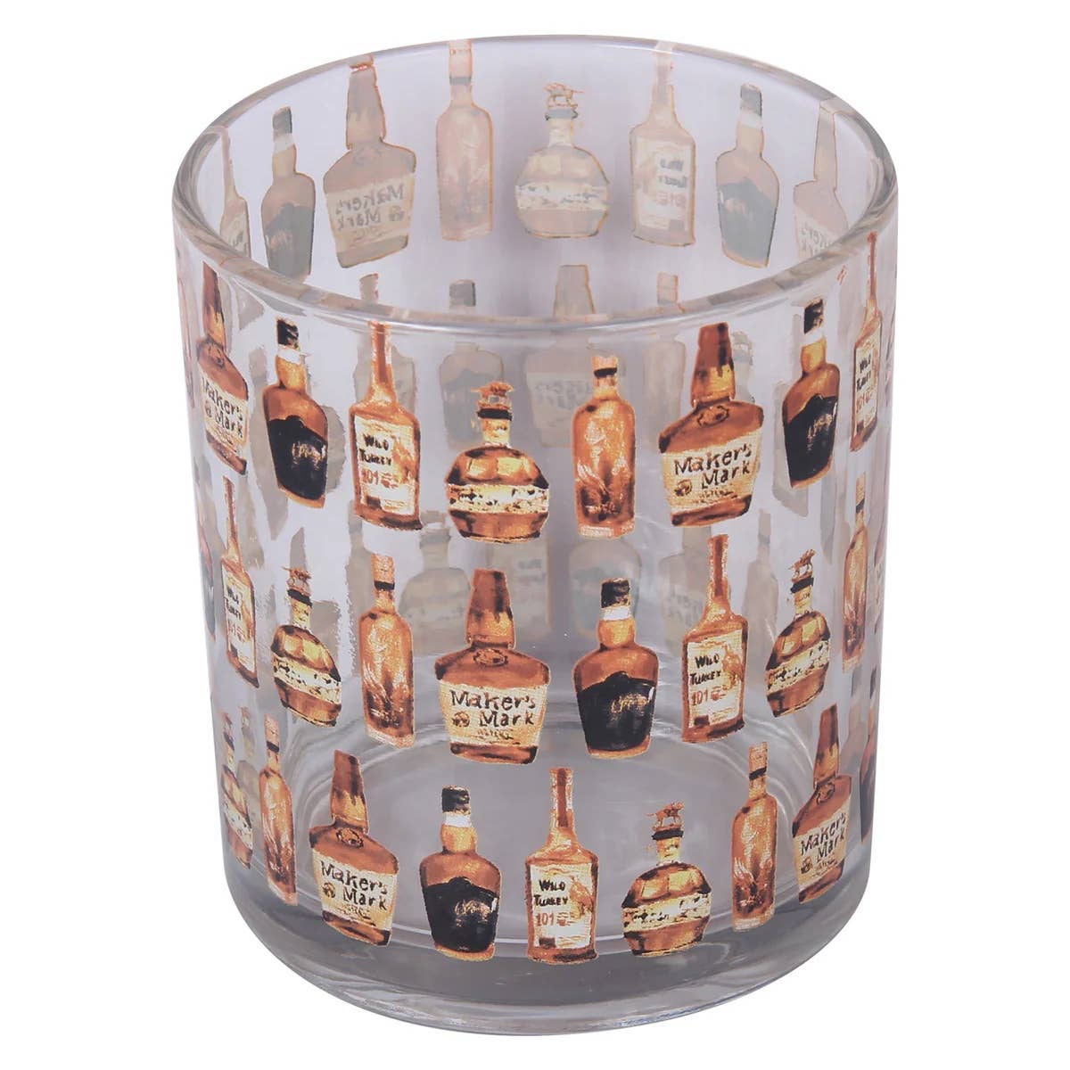 Bourbon Bottles Repeat Bourbon Whiskey Glass