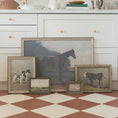 Load image into Gallery viewer, Two Fox Terriers Framed Antique Art