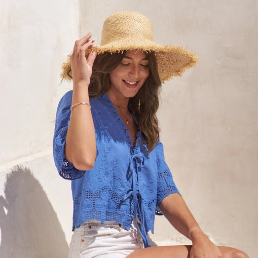 Athens Tie-front Top