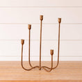 Load image into Gallery viewer, Hand Forged Brass Candelabra