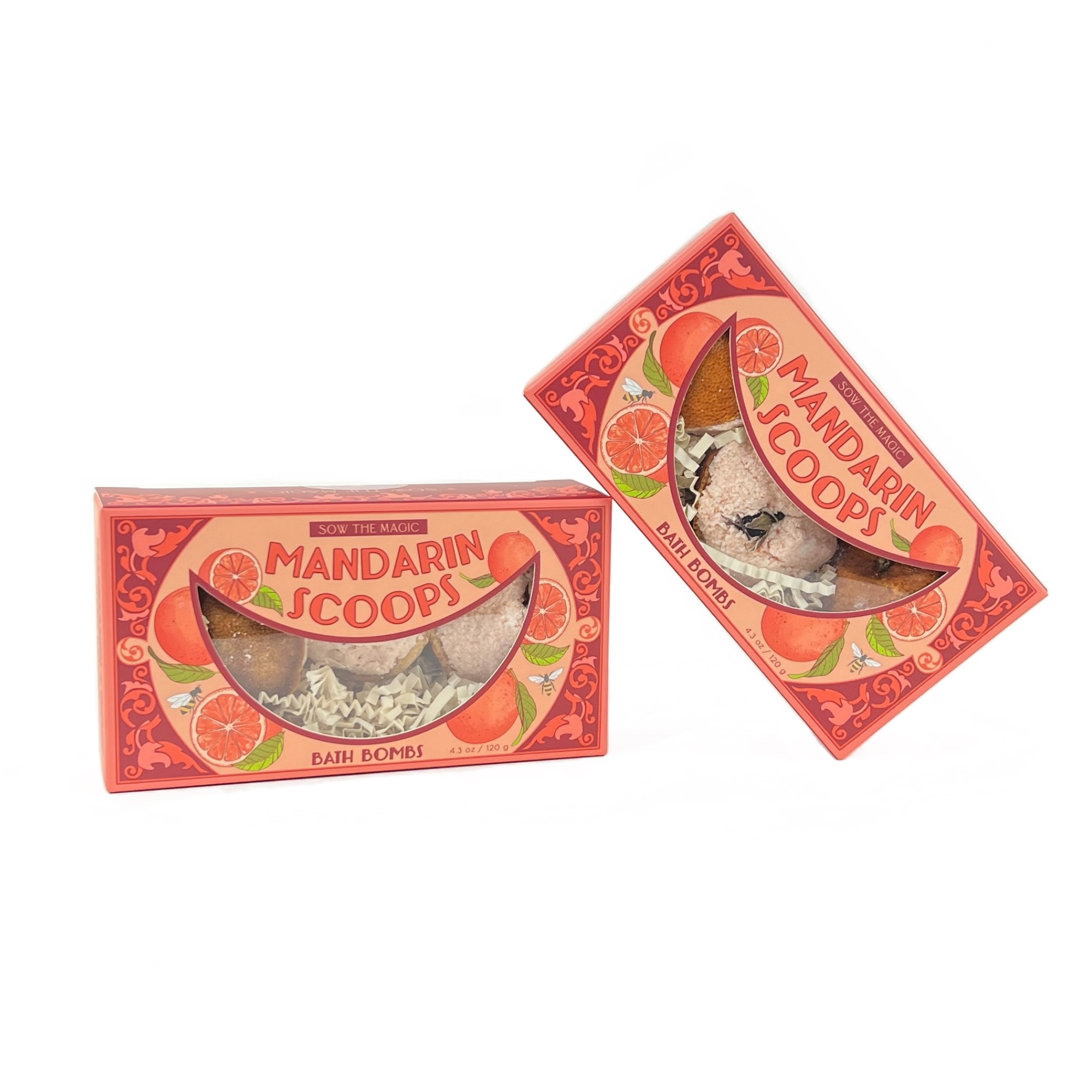 Mandarin Scoops Bath Bomb Gift Set