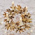 Load image into Gallery viewer, Botanical Wreath Taper Candle Holder