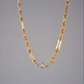 Load image into Gallery viewer, Solenne Chain Necklace | CZ Bezel Necklace