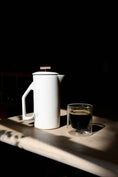 Load image into Gallery viewer, Cream Ceramic French Press