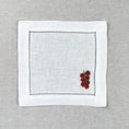 Load image into Gallery viewer, Tomato Embroidered Cocktail Napkin Set