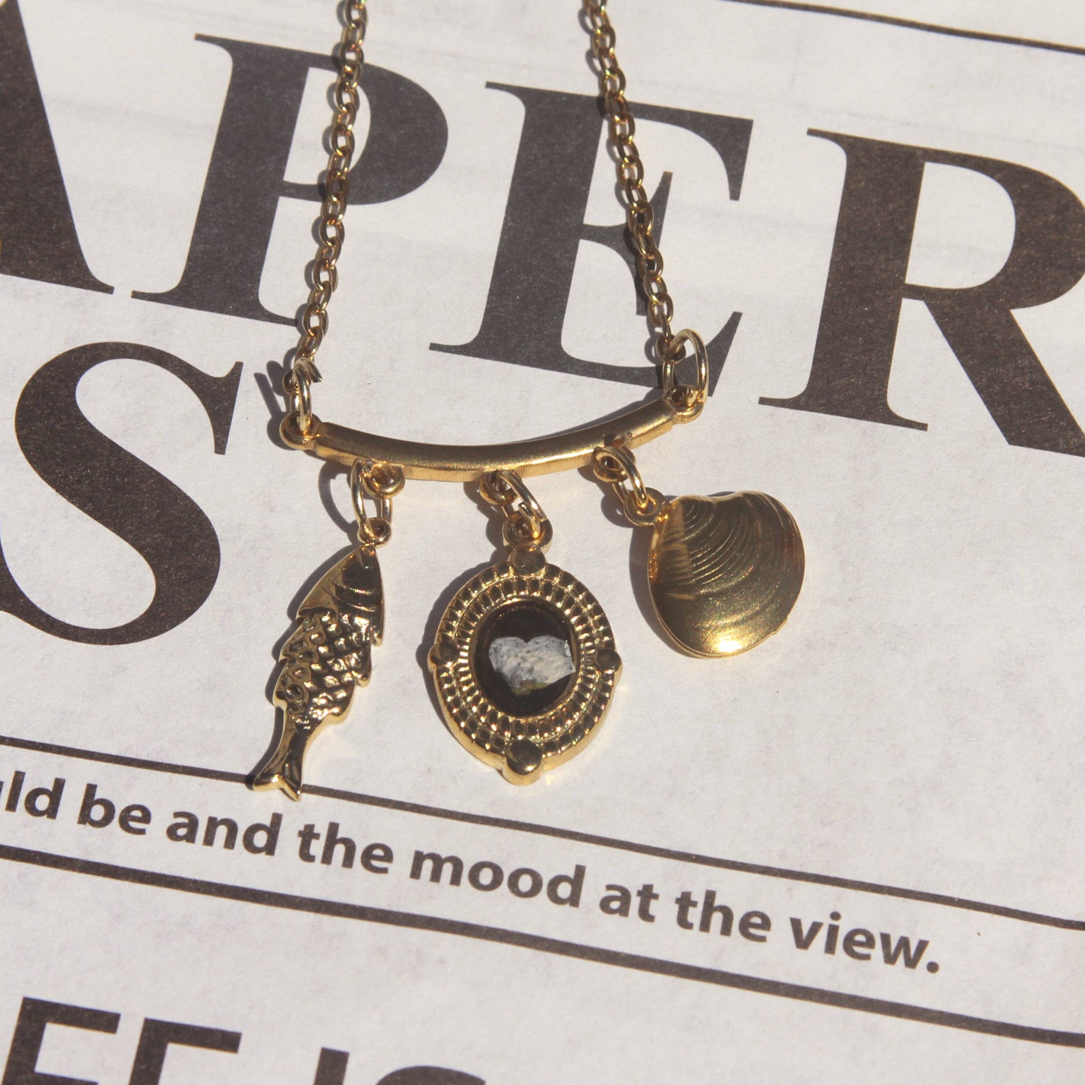 Floral Charm Necklace