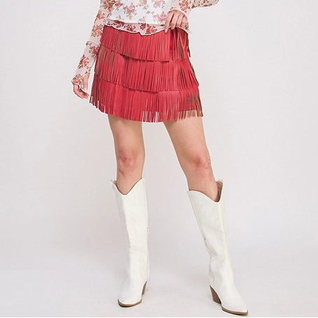 Poppy Fringe Skirt