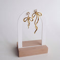 Load image into Gallery viewer, Keira Bow Dangle Earrings
