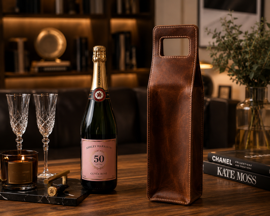 Leather Bottle Bag