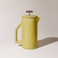 Load image into Gallery viewer, Chartreuse Ceramic French Press
