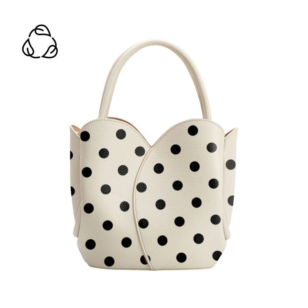 Polka Dot Tulip Handbag