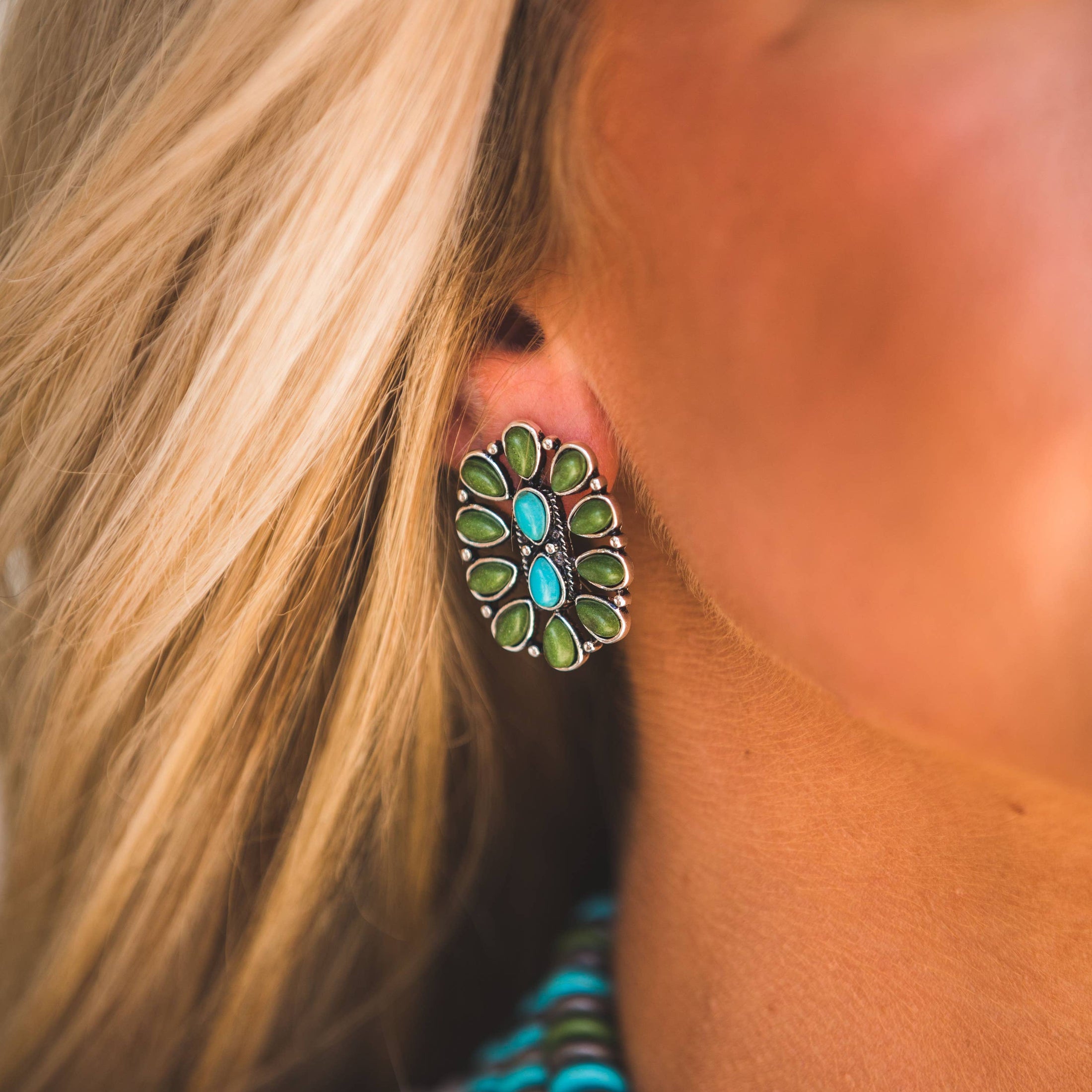 Wild West Cluster Earring